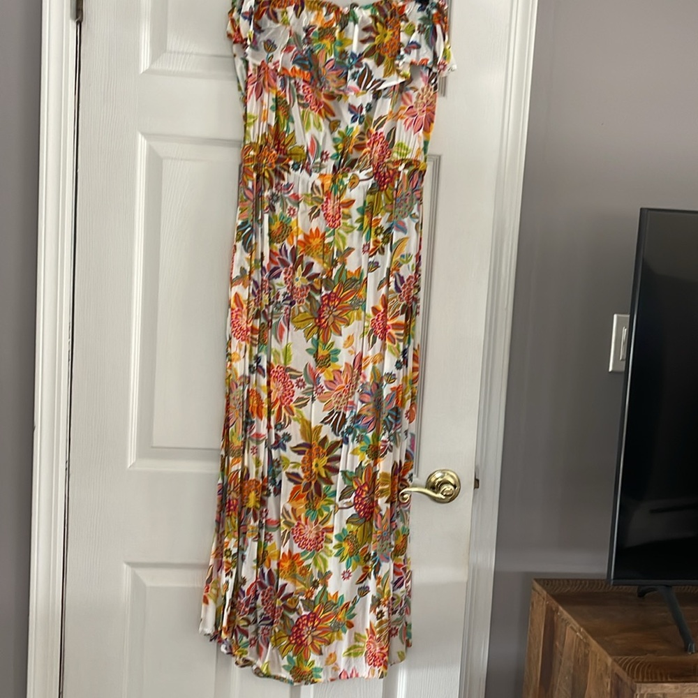 Bleu Rod Beattie floral strapless maxi dress - Picture 9 of 9